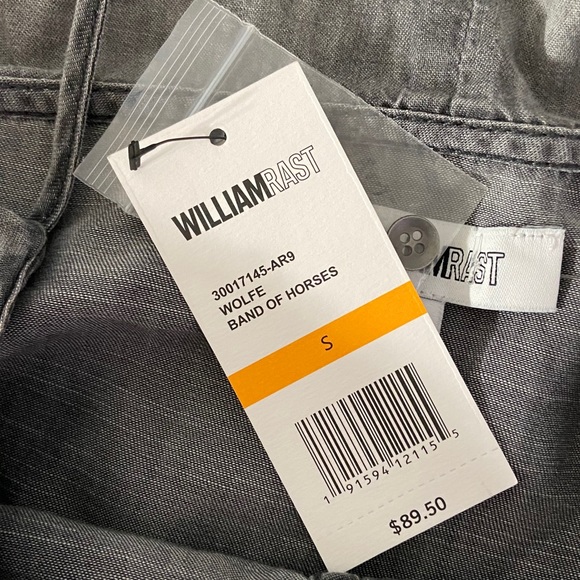 William Rast WOLFE Cold Shoulder Ruffle Top size Small - Picture 5 of 9